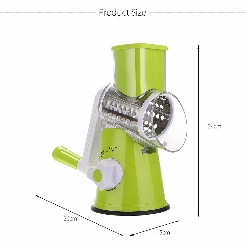 Round Mandoline Vegetable Cutter and Grater