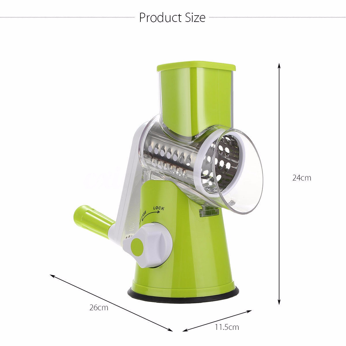 Round Mandoline Vegetable Cutter and Grater