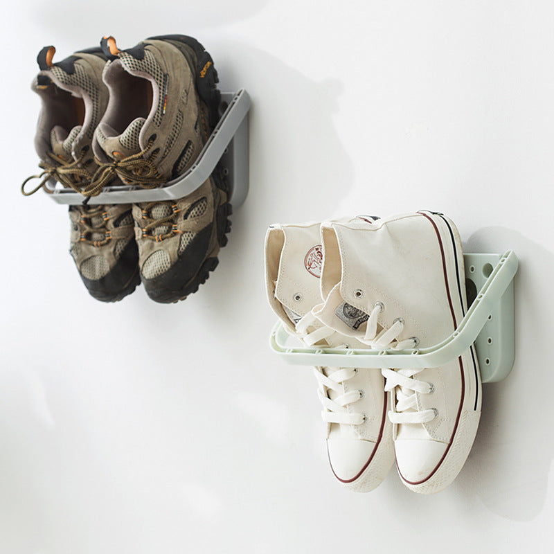 Wall-mounted Shoe Rack Home Storage Organizer Unit