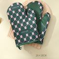 Non-Slip Heat-Resistant Cotton Oven Gloves
